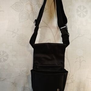 Bob Allen Black Shell Holder Pouch/Crossbody Bag